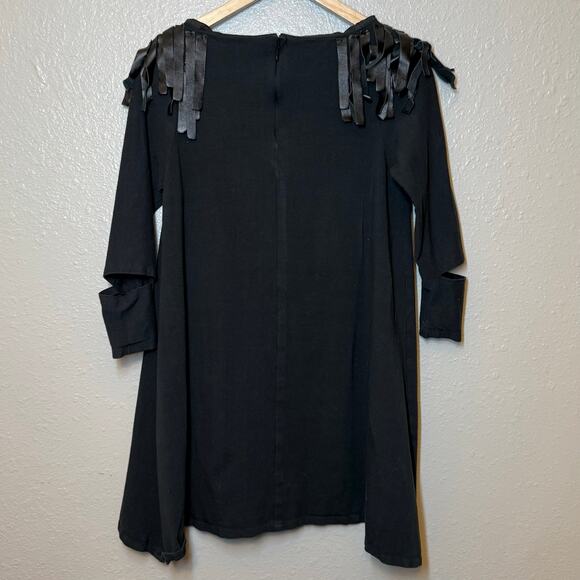 Mangled Courtesan April Johnston Capulet Dress Project Runway Black Size Small - Picture 2 of 7